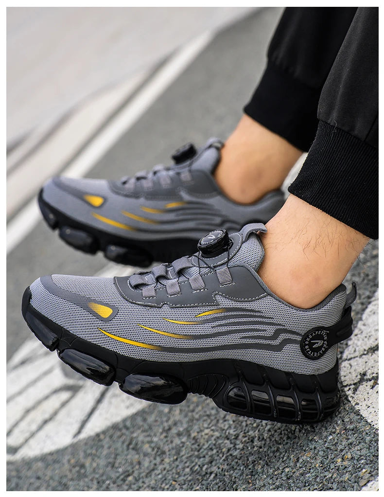 Soft sole comfortable anti-smash anti-puncture safety shoe