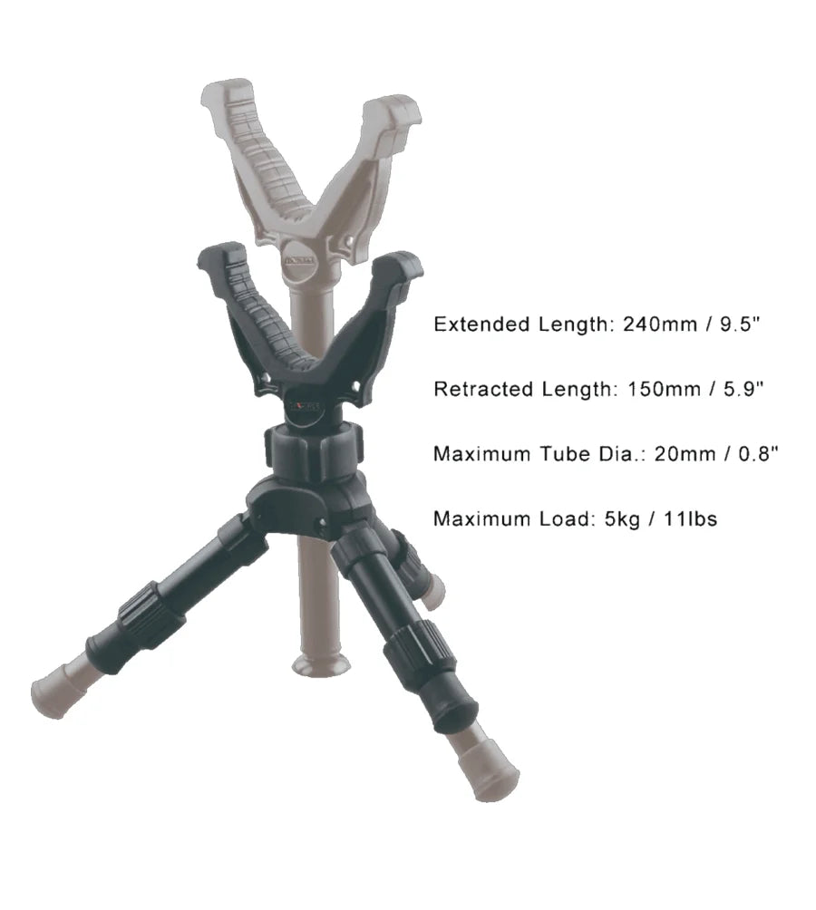 Professional Hunting Shooting Tripod Adjustable V