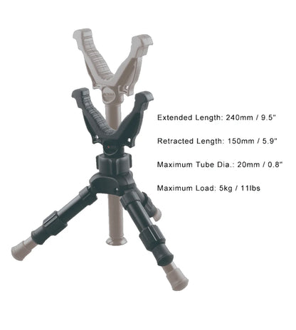 Professional Hunting Shooting Tripod Adjustable V