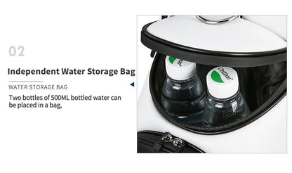 PGM High Capacity Golf Bag Four Wheel Waterproof Microfiber Leather