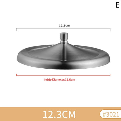 8/8.5/10.2/10.5/12.3cm Stainless Steel Mug Cover