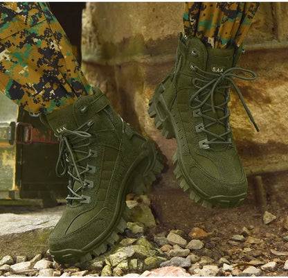 Men's High-top Desert Waterproof Tactical Boots