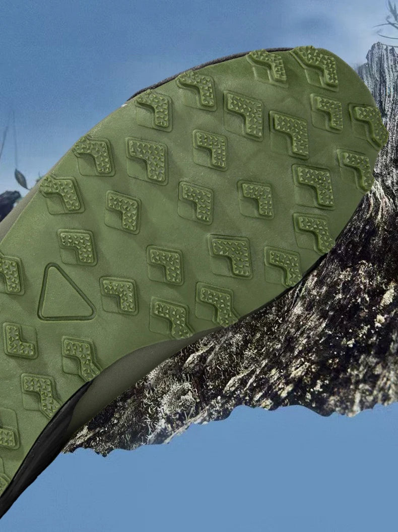 Men's Outdoor Waterproof Leather Hiking Shoes