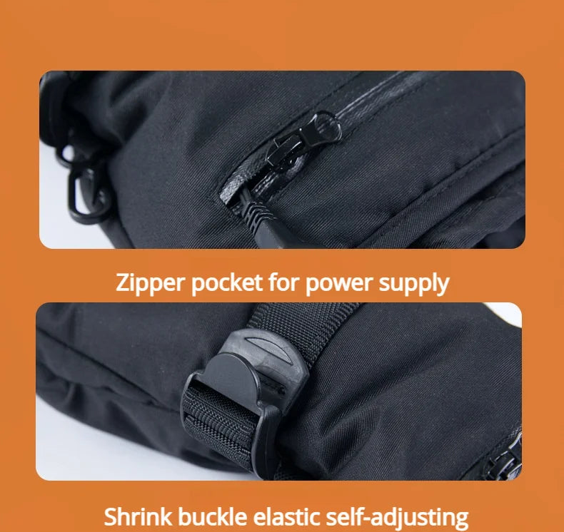 Rechargeable Heated Gloves With Touch screen