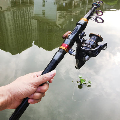 Fishing Rod and Reel Combo Carbon Fiber Rod