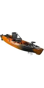Old Town Sportsman 106 Powered by Minn Kota Solo Sit-on-Top Fishing Motorized Kayak,