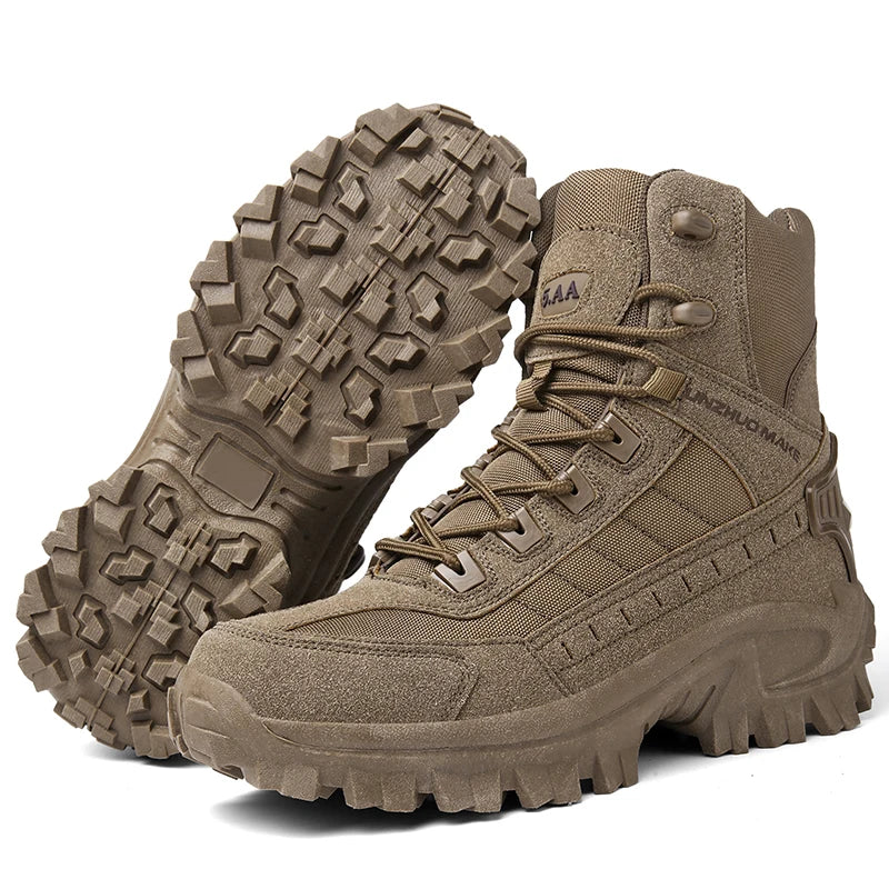Men's Desert Combat  Non-slip Tactical Hiking Boots