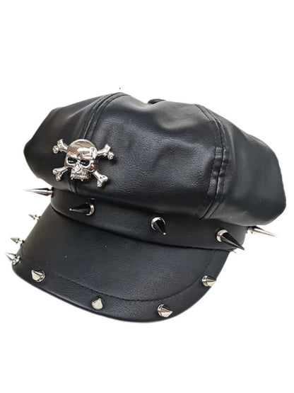 Trendy non mainstream men's and women's hats with rivets