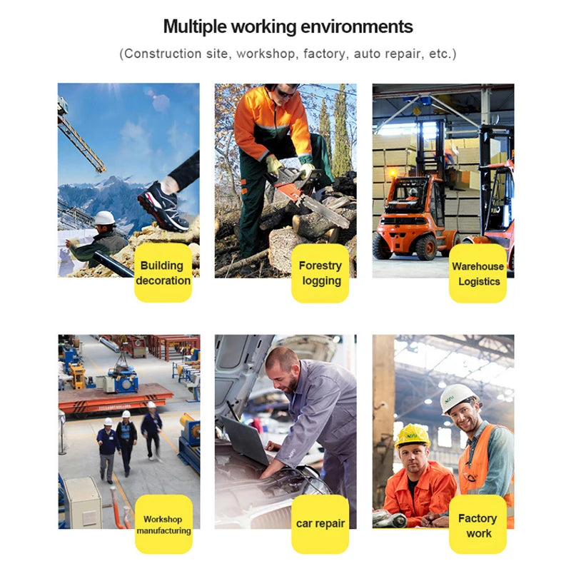 Men's Safety Steel Toe  Work Boots