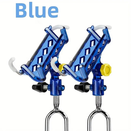2-piece stainless steel rod holder, 360° adjustable