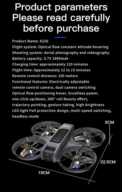 Lenovo Mini Drone 4K Professional Remote Control