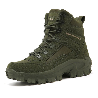 Mens Climbing Boots Wear-resistant Puncture-resistant