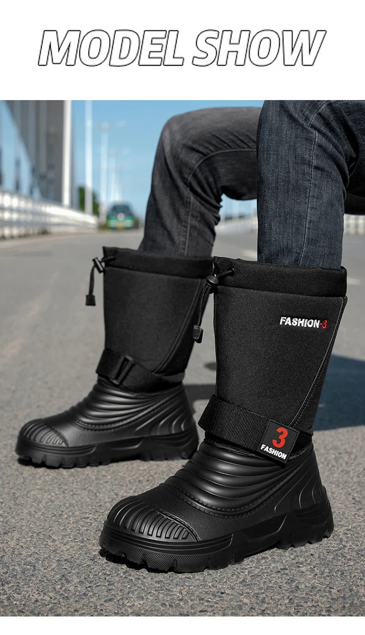 Men's Snow Boots Waterproof Non-slip