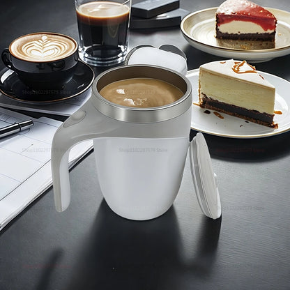 Corrosion-Resistant 304 Stainless Steel Electric Stirrer Rechargeable Mug