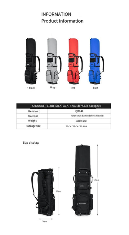 PGM Golf Bags Backpack Design 2kg Ultra Lightweight