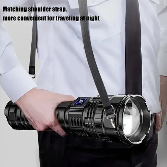 10000W Rechargeable Flash Light Emergency Spotlight
