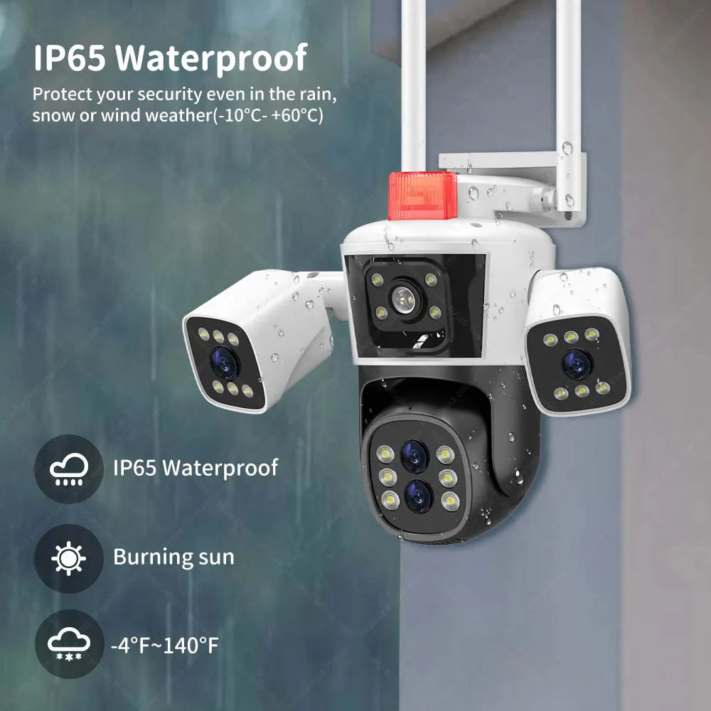 8K 16MP WiFi 10X Zoom  Motion Detection Surveillance Camera