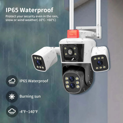 8K 16MP WiFi 10X Zoom  Motion Detection Surveillance Camera