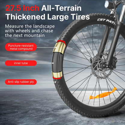 HUANCI Q5 electric bike 2000W 27.5 Inch