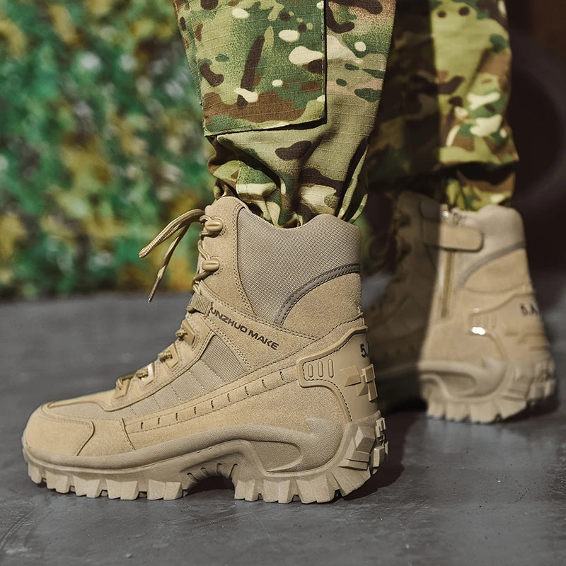 Men's Desert Combat  Non-slip Tactical Hiking Boots