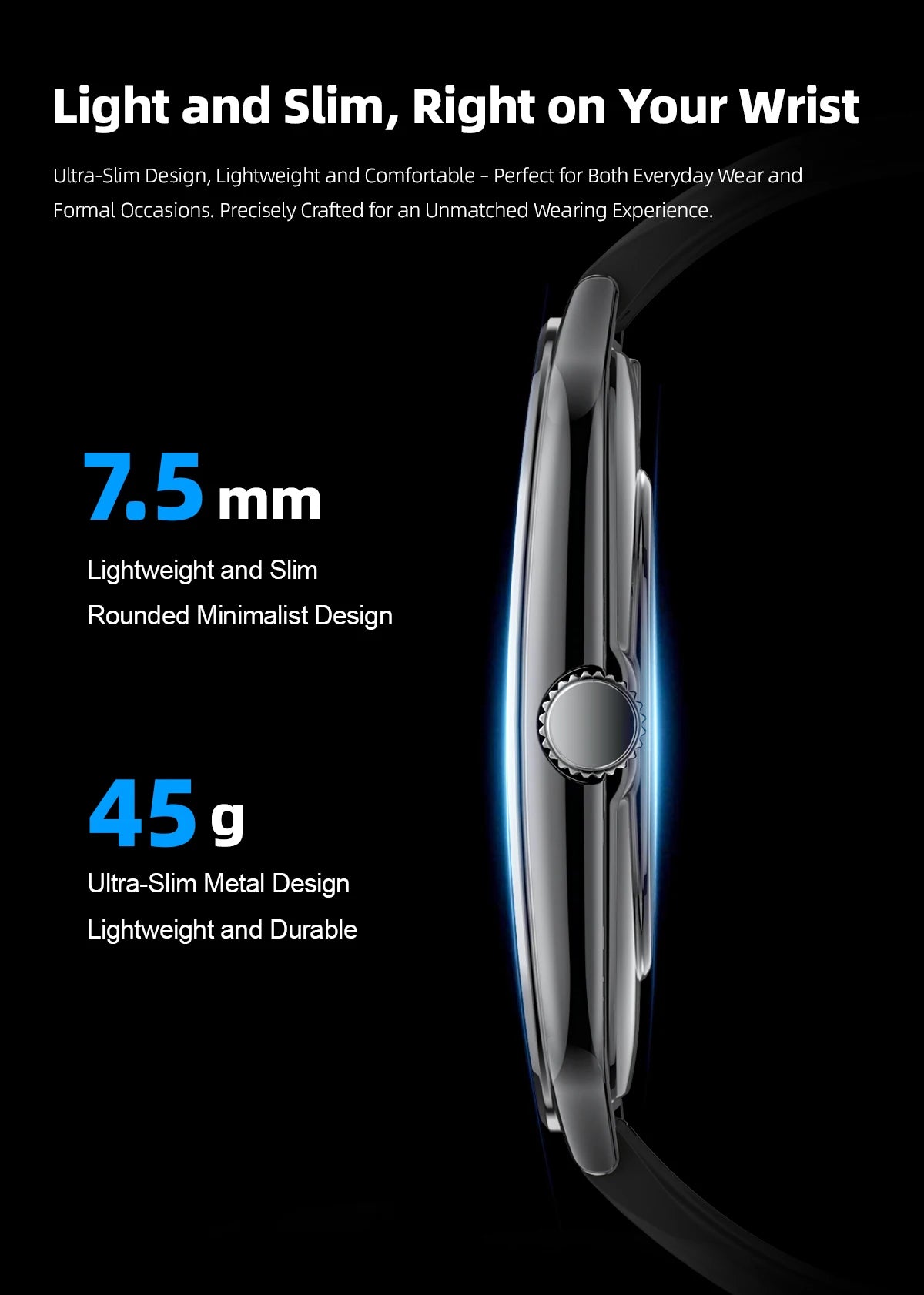 2025 smart watch, IP67 waterproof fitness activity tracker