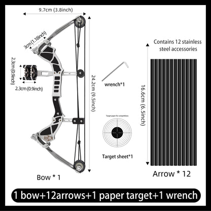 Mini Archery Bow Set  Crossbow Hunting Equipment