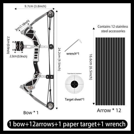 Mini Archery Bow Set  Crossbow Hunting Equipment