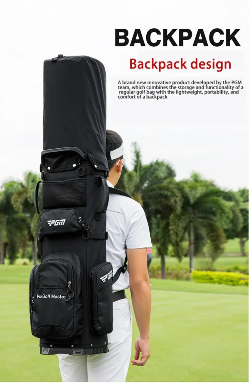 PGM Golf Bags Backpack Design 2kg Ultra Lightweight