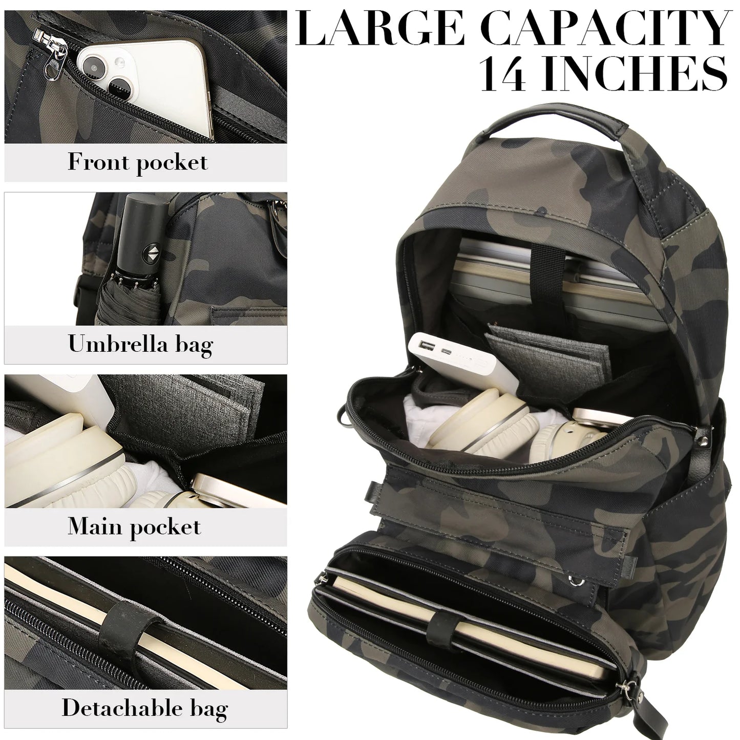 Travel Backpack for Women Men Large Bag