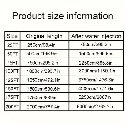 25FT-100FT Expandable Magic Hose High Pressure Car Wash Hose With Spray Gun Set Outdoor Watering Irrigation Tool Garden Hose