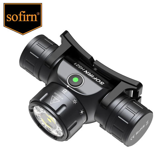 Sofirn HS21 2000lm EDC Headlamp USB C Rechargeable  With Infrared Switch
