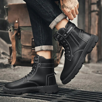 Men's Work Boots Spring Autumn Anti-slip Waterproof