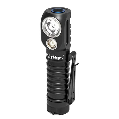 Wurkkos HD20 Headlamp Rechargeable  2000lm Dual LED Camp Light