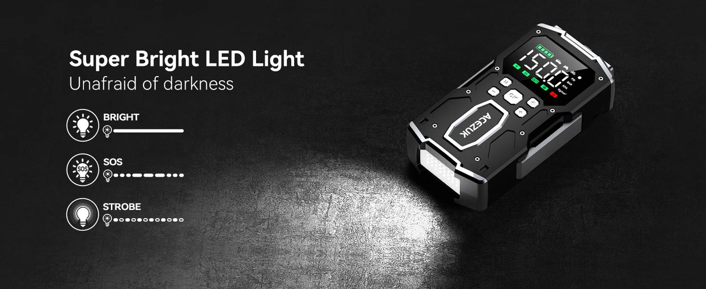 3000A/4000A/5000A Jump Starter External Battery 12V Starting Device