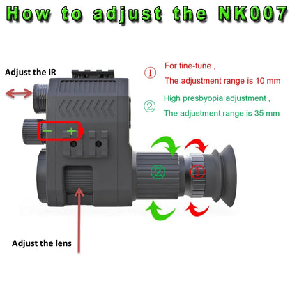 Megaorei NK007 2025 New 1080P Night Hunting Scope