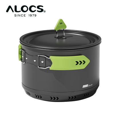 ALOCS Camping Pot Cookware Non-stick Aluminum
