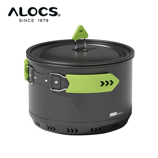ALOCS Camping Pot Cookware Non-stick Aluminum