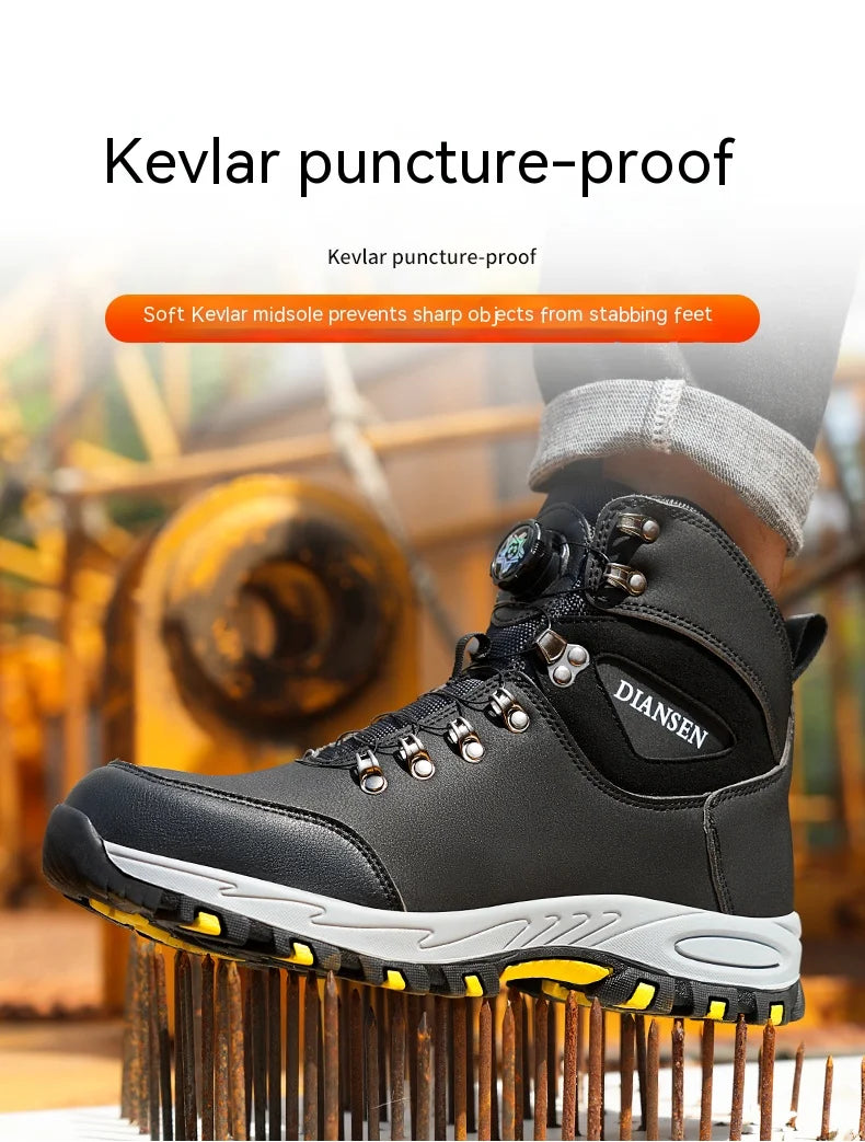 Men's Safety Steel Toe  Work Boots