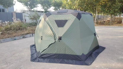 YOUSKY Winter Fishing Tent, Thickened Hexagonal Design, 3-4 Person,