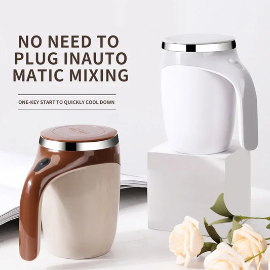 Automatic Stirring Mug Rechargeable  Stainless Steel