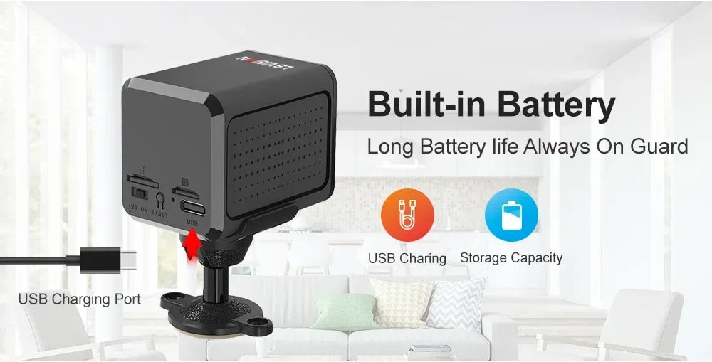 LS VISION 5MP 4G Sim Mini Camera