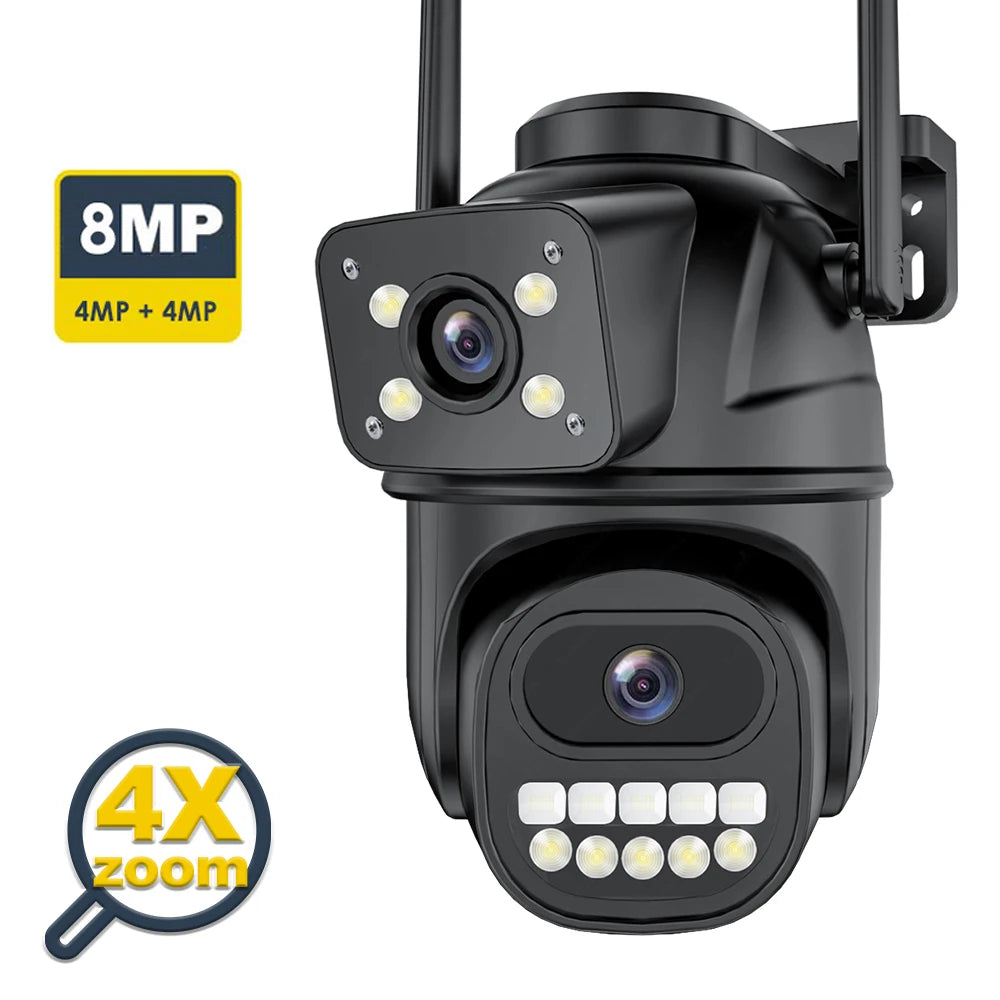 12MP 6K Outdoor WIFI CCTV 8MP Surveillance Cam
