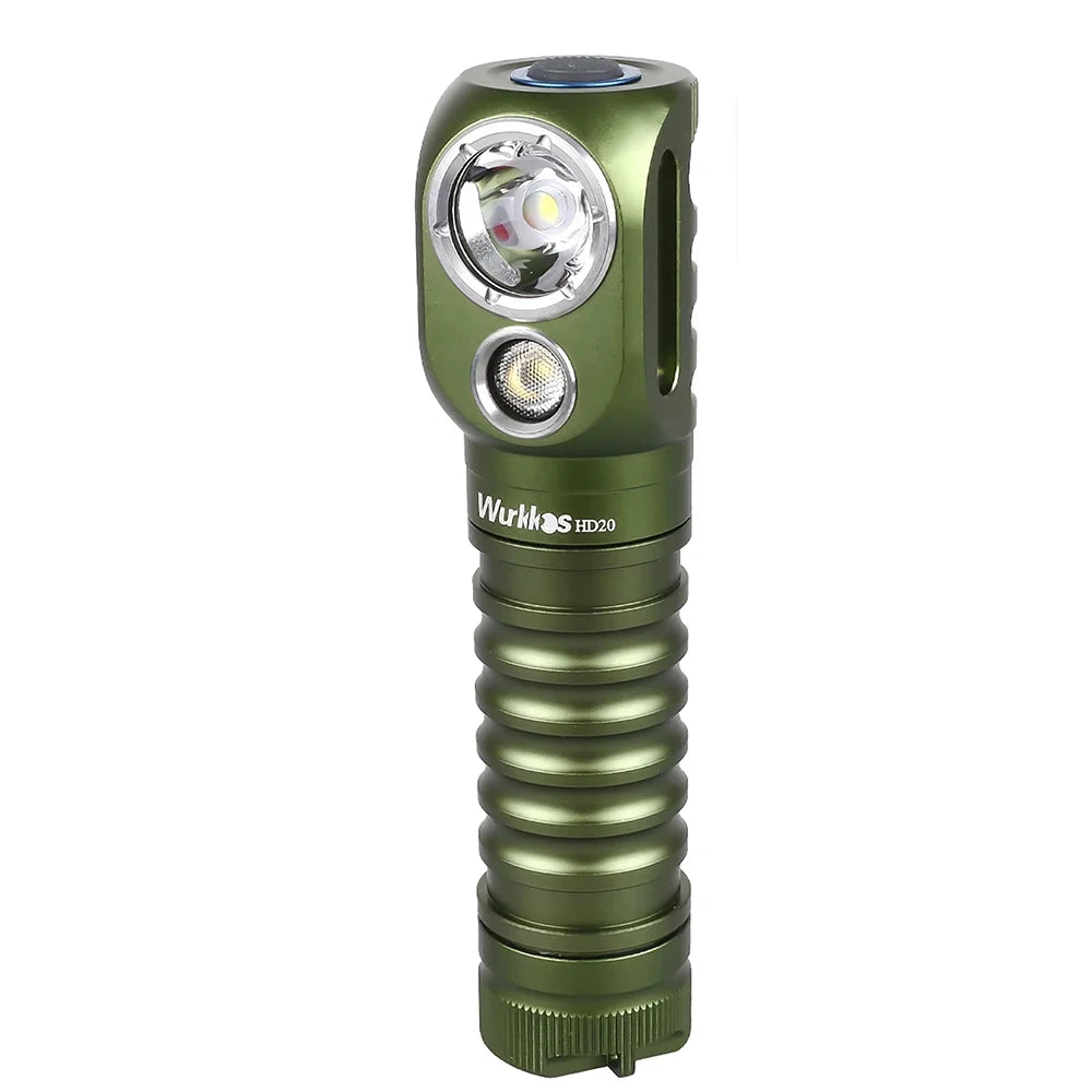 Wurkkos HD20 Headlamp Rechargeable  2000lm Dual LED Camp Light