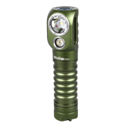 Wurkkos HD20 Headlamp Rechargeable  2000lm Dual LED Camp Light