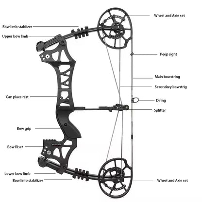 M109EA Hunting Fishing Competition Compound Bow for
