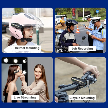 New 4K 30FPS Head Mounted Camera