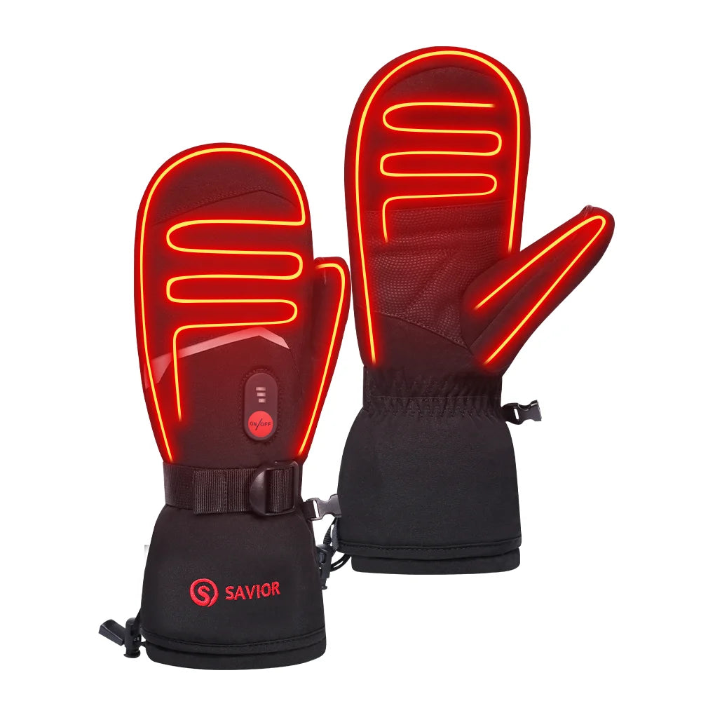 SAVIOR HEAT Heated Gloves with Rechargeable Battery