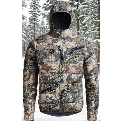 Men's Kelvin Light down winter camo jacket