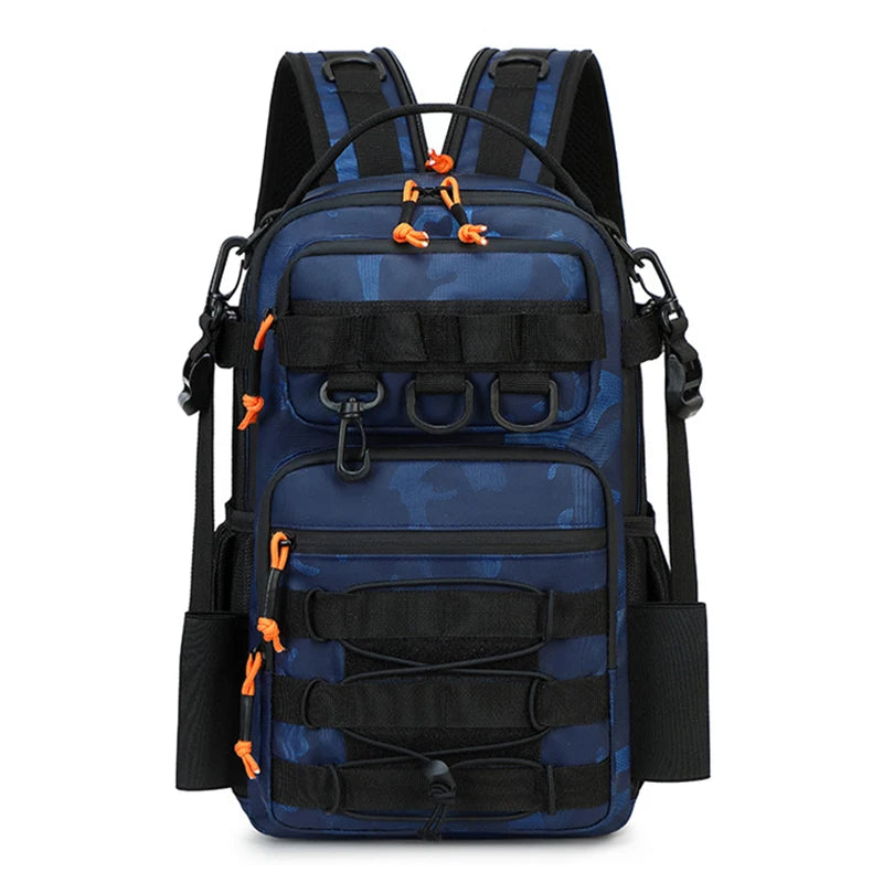 Fishing Lure Backpack with Rod Holder