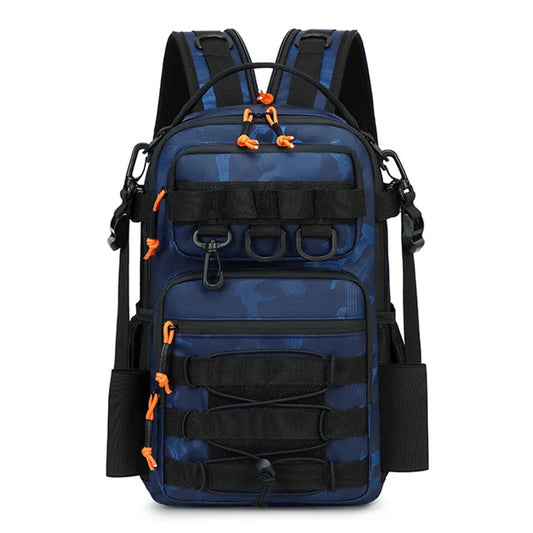 Fishing Lure Backpack with Rod Holder
